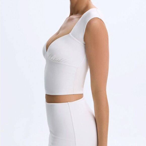 Oh Polly White Crop Top - Picture 3 of 7